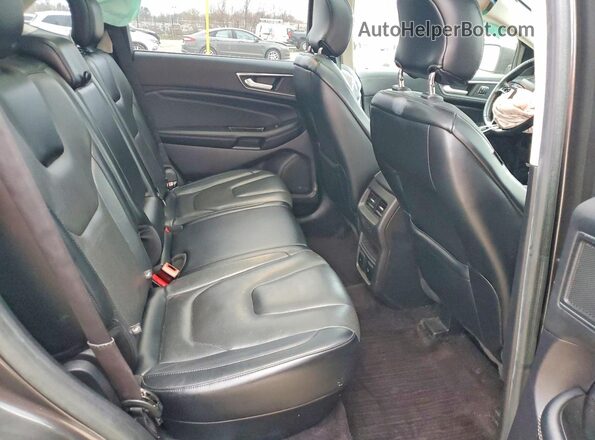 2FMPK4K80HBB45838 2017 FORD EDGE Gray უკანა სალონის ხედი