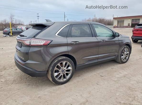 2FMPK4K80HBB45838 2017 FORD EDGE Gray უკანა მარჯვენა