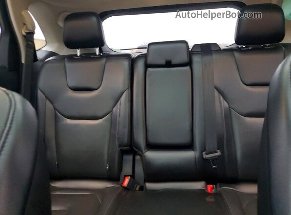 2FMPK4K80HBB45838 2017 FORD EDGE Gray უკანა სავარძლების ხედი