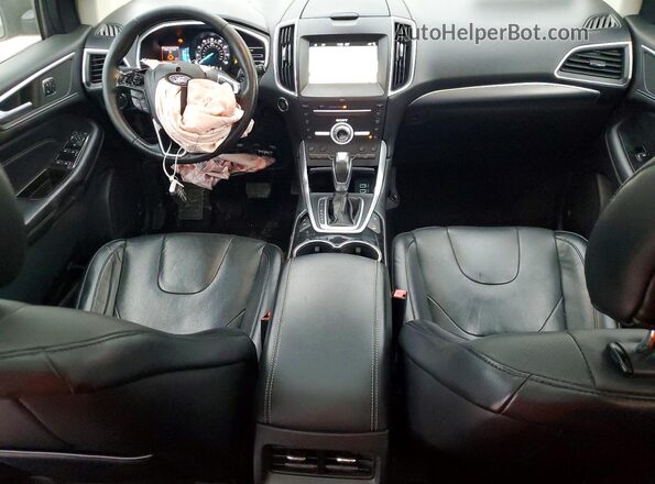 2FMPK4K80HBB45838 2017 FORD EDGE Gray წინა პანელის ხედი