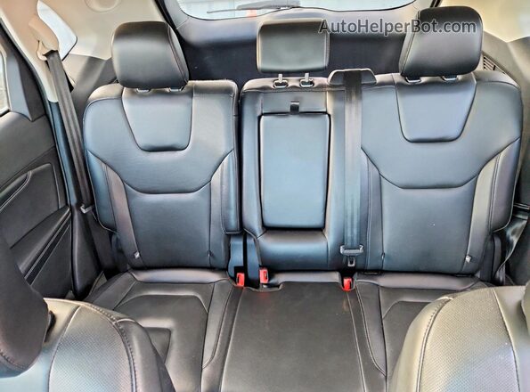 2FMPK4K81HBB35061 2017 FORD EDGE Бордовый Вид задних сидений