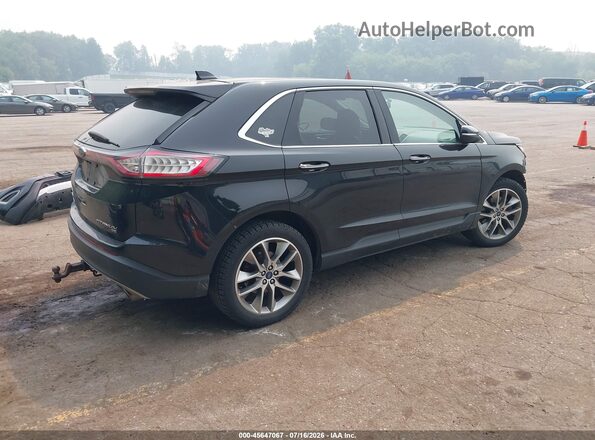 2FMPK4K81HBB87337 2017 FORD EDGE Black Trasero derecho