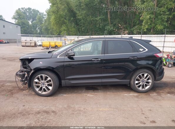 2FMPK4K81HBB87337 2017 FORD EDGE Black Vista interior de 360 grados