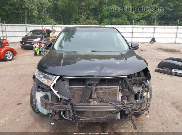 2FMPK4K81HBB87337 2017 FORD EDGE Black Vista del cuadro de instrumentos