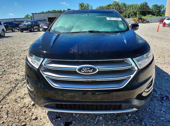 2FMPK4K81JBC33254 2018 FORD EDGE Black Вид спереду