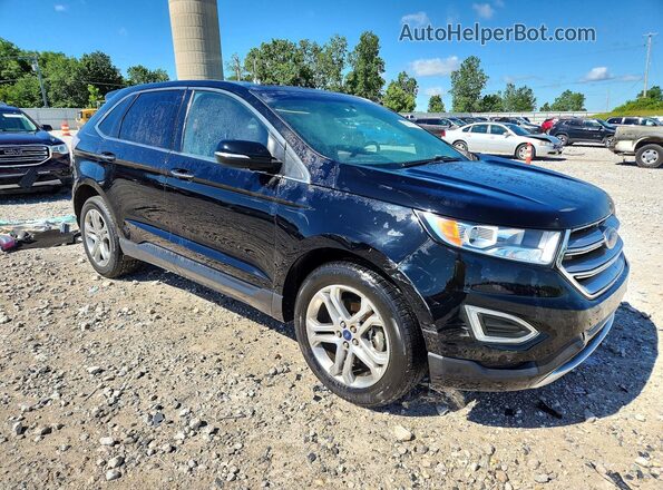 2FMPK4K81JBC33254 2018 FORD EDGE Black Передня права чверть