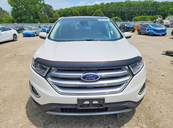 2FMPK4K81JBC49924 2018 FORD EDGE White Դիմացի տեսք