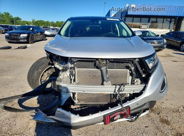 2FMPK4K82HBB64715 2017 FORD EDGE Silver Вид спереду