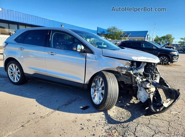 2FMPK4K82HBB64715 2017 FORD EDGE Silver Передня права чверть