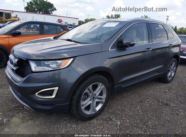 2FMPK4K83GBB44794 2016 FORD EDGE Серый Передняя левая четверть