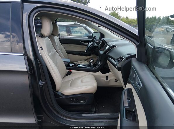 2FMPK4K83GBB44794 2016 FORD EDGE Серый Вид салона спереди