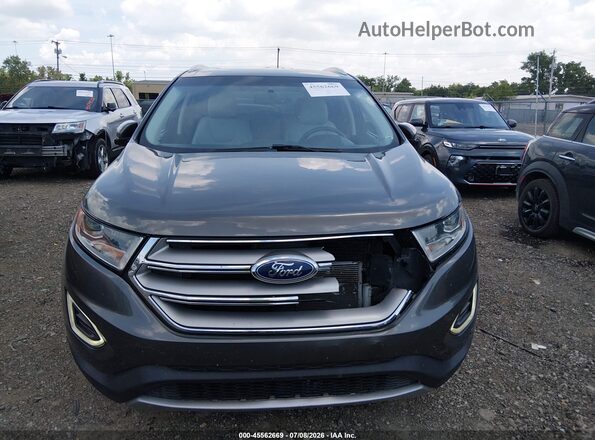 2FMPK4K83GBB44794 2016 FORD EDGE Серый Вид щитка приборов