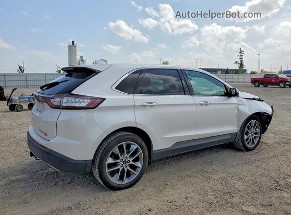2FMPK4K83GBC66393 2016 FORD EDGE White Trasero derecho