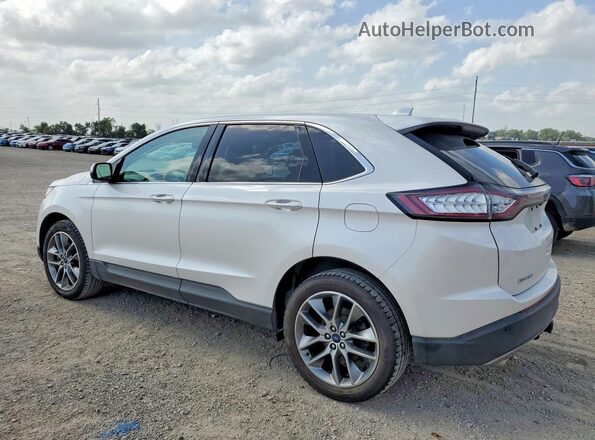 2FMPK4K83GBC66393 2016 FORD EDGE White Trasero izquierdo