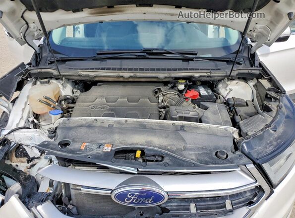 2FMPK4K83GBC66393 2016 FORD EDGE White Vista del compartimento del motor