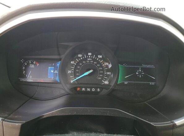 2FMPK4K83GBC66393 2016 FORD EDGE White Vista del cuadro de instrumentos