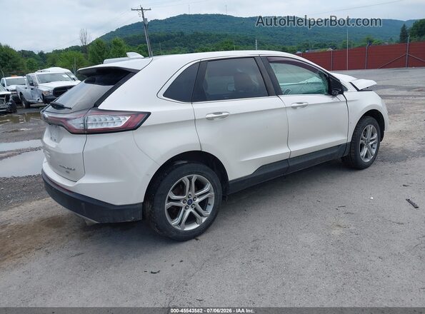 2FMPK4K83HBB41718 2017 FORD EDGE Белый Задняя правая четверть