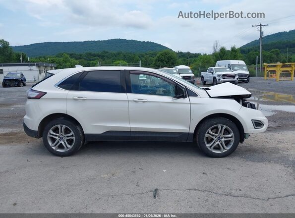 2FMPK4K83HBB41718 2017 FORD EDGE Белый Панорамный вид салона 360°