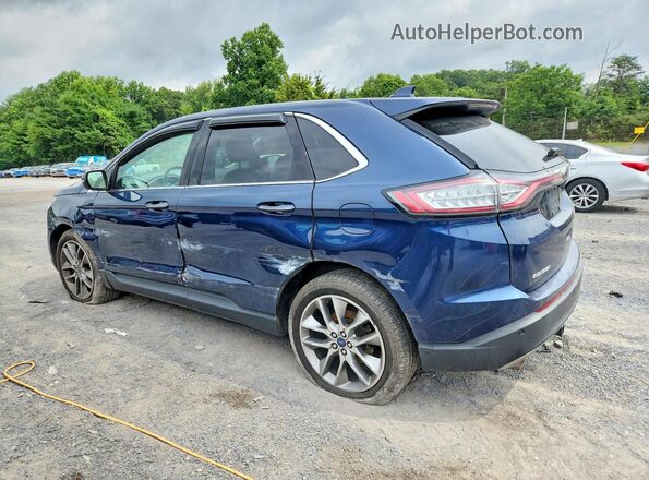 2FMPK4K83HBC66881 2017 FORD EDGE Blue Tył lewy