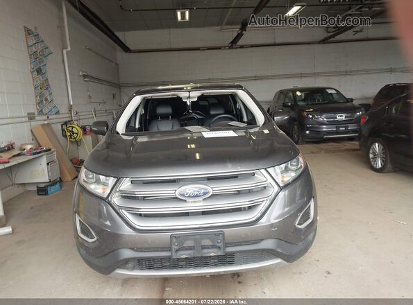 2FMPK4K83JBB59173 2018 FORD EDGE Серый Вид щитка приборов