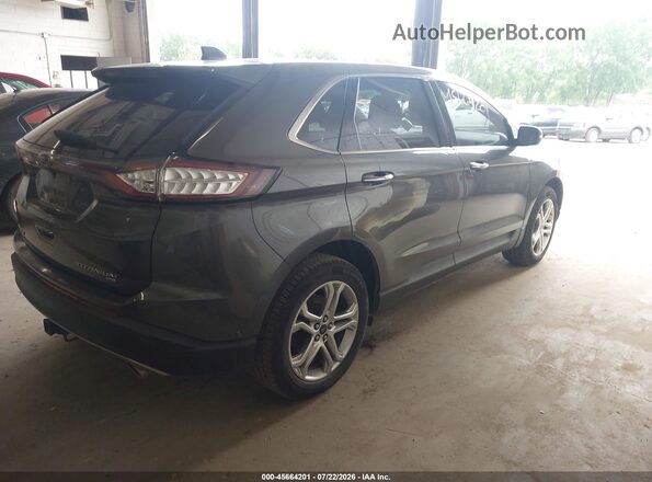 2FMPK4K83JBB59173 2018 FORD EDGE Серый Задняя правая четверть