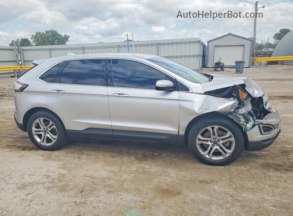 2FMPK4K83JBC02362 2018 FORD EDGE Серебряный Передняя правая четверть