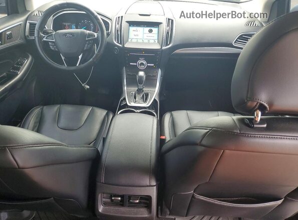 2FMPK4K83JBC02362 2018 FORD EDGE Серебряный Вид панели приборов