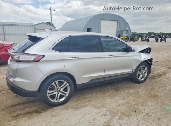 2FMPK4K83JBC02362 2018 FORD EDGE Серебряный Задняя правая четверть