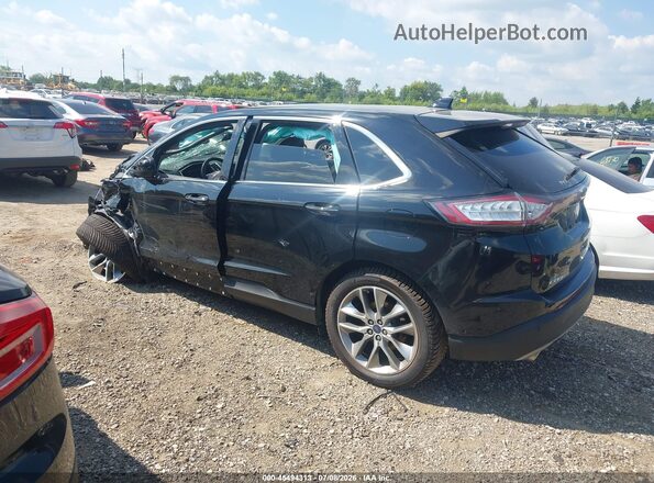 2FMPK4K83JBC10431 2018 FORD EDGE Black Trasero izquierdo