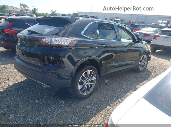 2FMPK4K83JBC10431 2018 FORD EDGE Black Trasero derecho