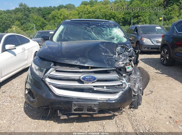 2FMPK4K83JBC10431 2018 FORD EDGE Black Vista del cuadro de instrumentos