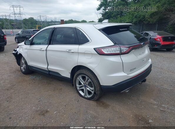 2FMPK4K83JBC30596 2018 FORD EDGE White Rear left