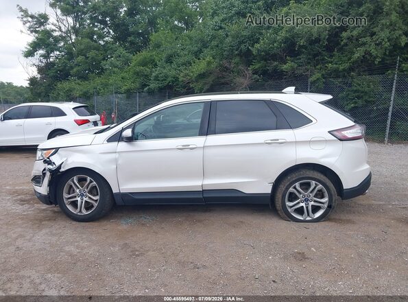 2FMPK4K83JBC30596 2018 FORD EDGE White 360 interior view