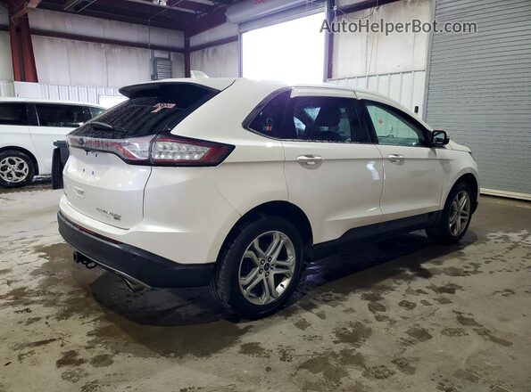 2FMPK4K84HBB33823 2017 FORD EDGE Белый Задняя правая четверть
