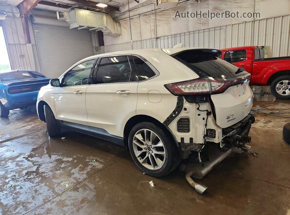 2FMPK4K84JBC19056 2018 FORD EDGE White Tył lewy