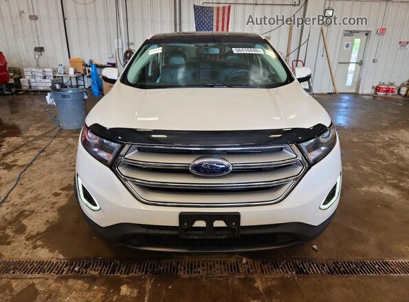 2FMPK4K84JBC19056 2018 FORD EDGE White Widok z przodu