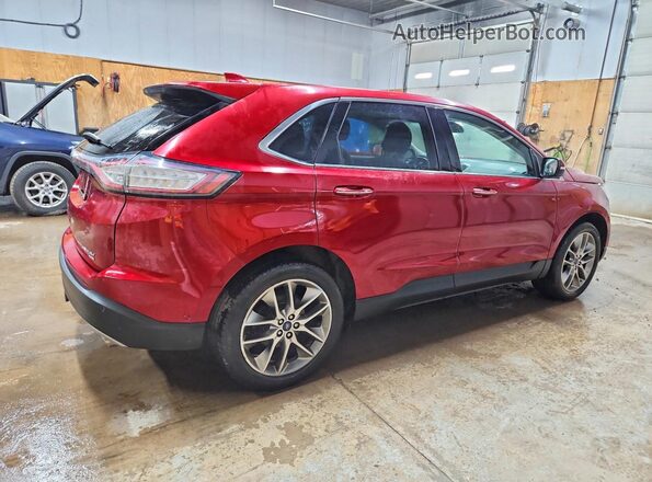 2FMPK4K85GBB78347 2016 FORD EDGE Red Trasero derecho