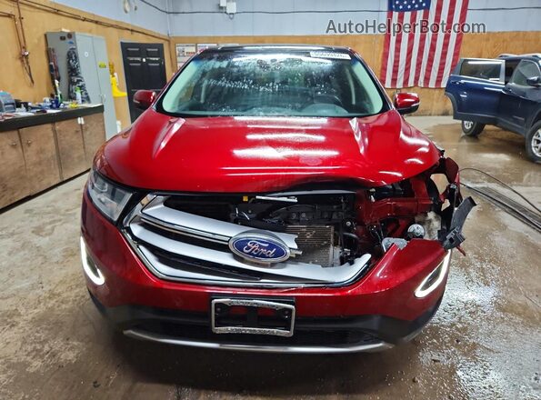 2FMPK4K85GBB78347 2016 FORD EDGE Red Vista frontal