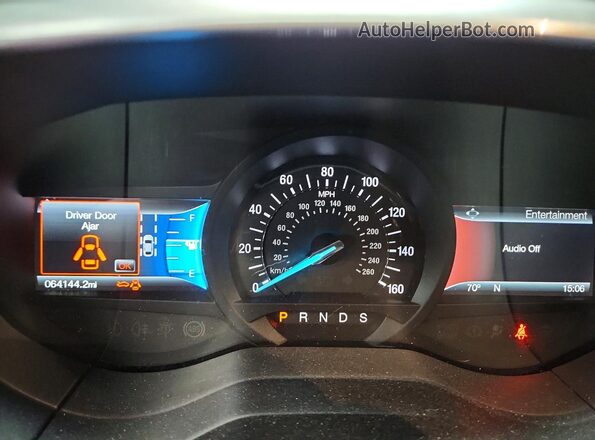 2FMPK4K85GBB78347 2016 FORD EDGE Red Vista del cuadro de instrumentos