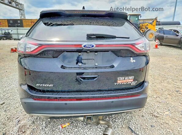 2FMPK4K86GBB91009 2016 FORD EDGE Black Հետևի տեսք