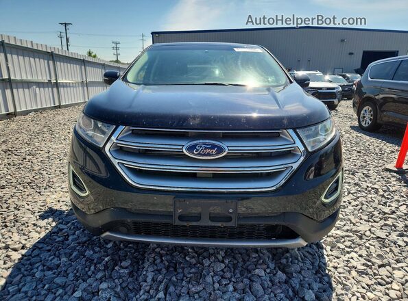 2FMPK4K86HBB21463 2017 FORD EDGE Black Вид спереду