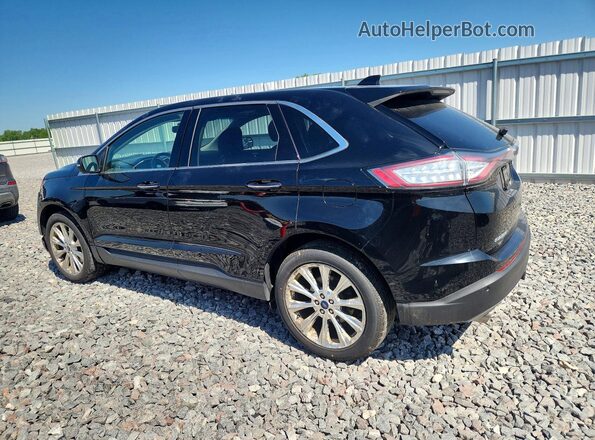 2FMPK4K86HBB21463 2017 FORD EDGE Black Задня ліва чверть