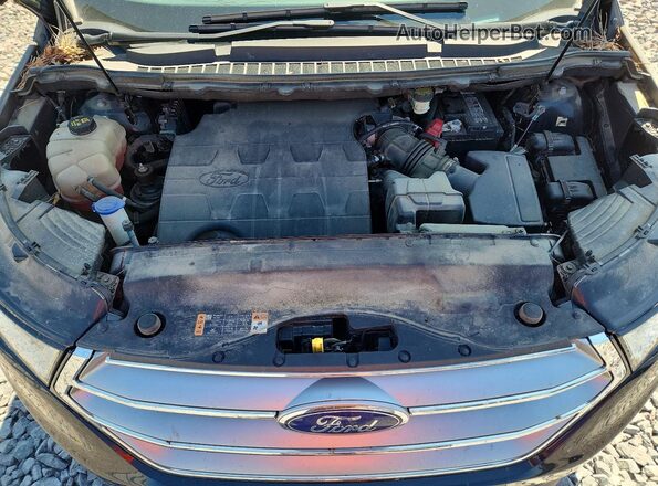 2FMPK4K86HBB21463 2017 FORD EDGE Black Вид підкапотного простору