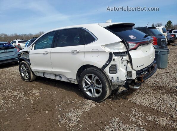 2FMPK4K86JBB22554 2018 FORD EDGE White Rear left