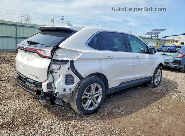 2FMPK4K86JBB22554 2018 FORD EDGE White Rear right