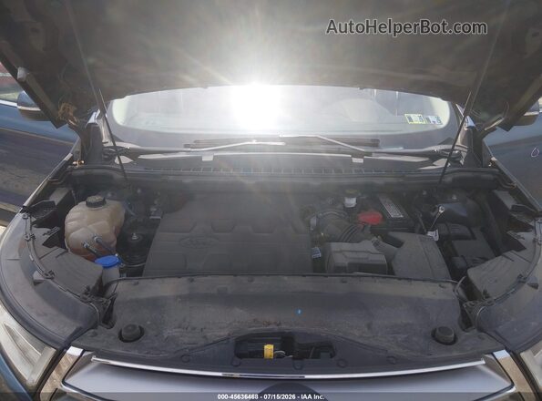 2FMPK4K86JBC02064 2018 FORD EDGE Light Blue უკანა ხედი