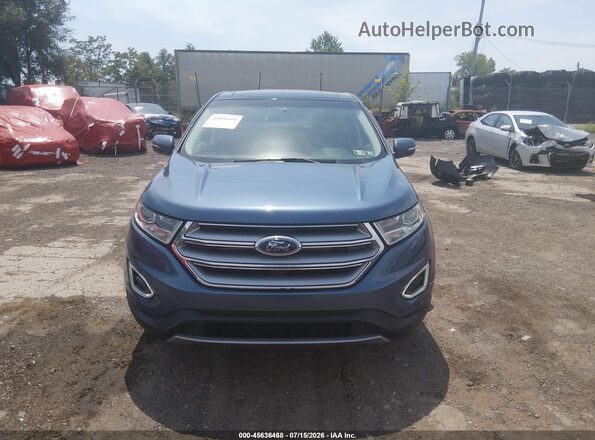 2FMPK4K86JBC02064 2018 FORD EDGE Light Blue უკანა სალონის ხედი