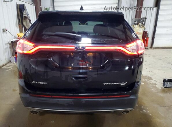 2FMPK4K86JBC13467 2018 FORD EDGE Black უკანა ხედი