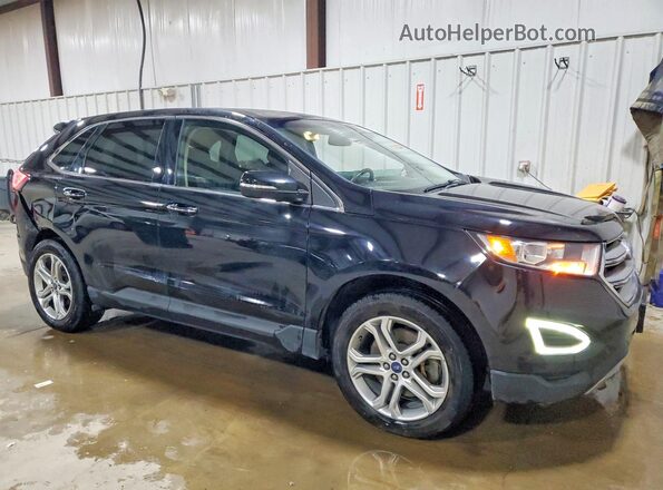 2FMPK4K86JBC13467 2018 FORD EDGE Black წინა მარჯვენა