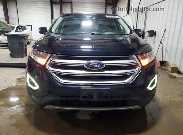 2FMPK4K86JBC13467 2018 FORD EDGE Black წინა ხედი